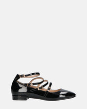 ZAWE - sandali in glassy nero con cinturini