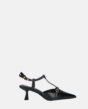 RASHIDA - decolette con tacco basso nero