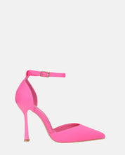 ZINA - decolette con tacco alto e cinturino fucsia