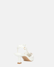 RASHIDA - decolette con tacco basso bianco