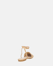 SWAMI - sandali bassi beige con decorazione