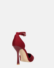 ZINA - decolette con tacco alto e cinturino bordeaux