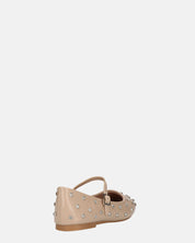 SOFIYA - ballerine beige con cinturino