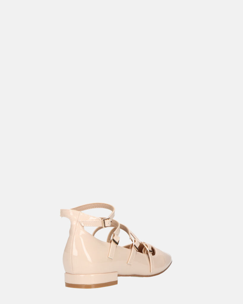 ZAWE - sandali in glassy beige con cinturini