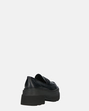 BESSIE - scarpe nere platform con decorazione