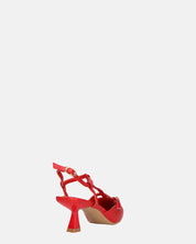 RASHIDA - decolette con tacco basso rosso