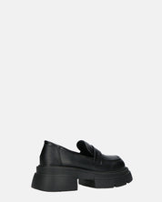 MARIKA - scarpe basse mocassini platform neri