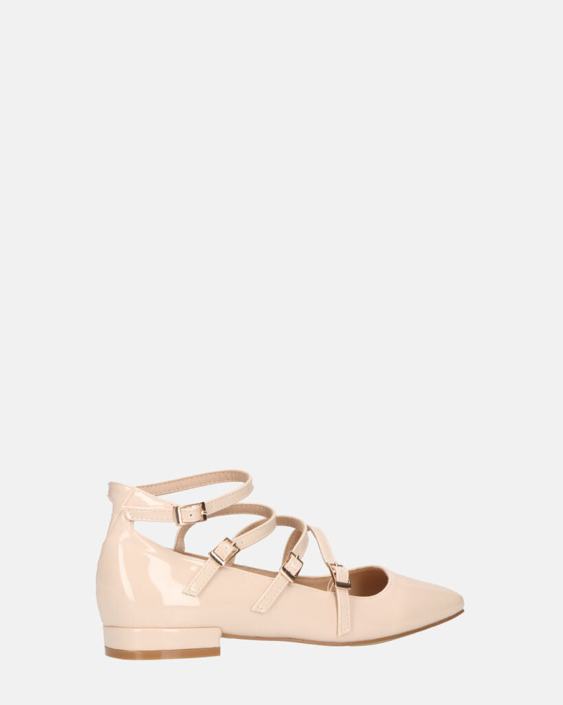 ZAWE - sandali in glassy beige con cinturini
