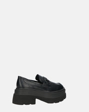BESSIE - scarpe nere platform con decorazione