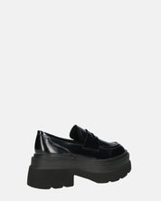 BICE - scarpe basse mocassini platform neri