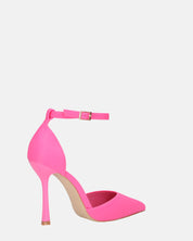 ZINA - decolette con tacco alto e cinturino fucsia