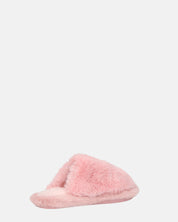 NOARA - pantofole in pelliccia rosa chiuse in punta