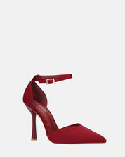 ZINA - decolette con tacco alto e cinturino bordeaux