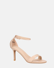 ONA - sandali con tacco a spillo in ecopelle beige con cinturino