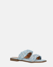KALI - sandali in tessuto denim con gemme