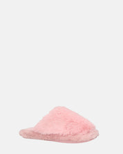 NOARA - pantofole in pelliccia rosa chiuse in punta