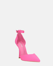 ZINA - decolette con tacco alto e cinturino fucsia