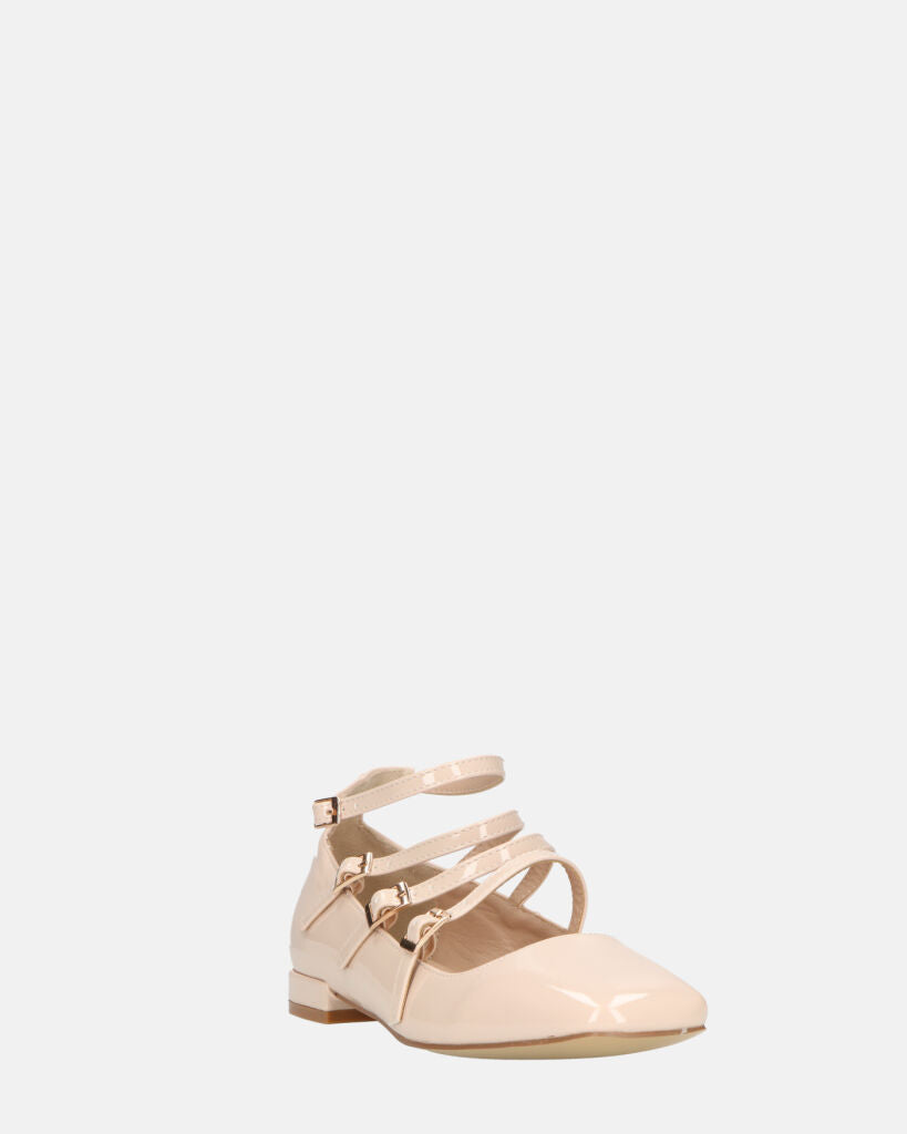 ZAWE - sandali in glassy beige con cinturini
