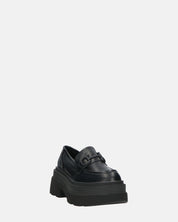 BESSIE - scarpe nere platform con decorazione