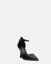 MEENA - decolette nero con cinturino e soletta nera