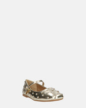 SOFIYA - ballerine in glassy oro con cinturino