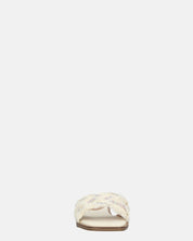 JOELE - ciabattine beige con gemme