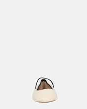 ALISSA - ballerine beige chiaro effetto peluche con suola beige
