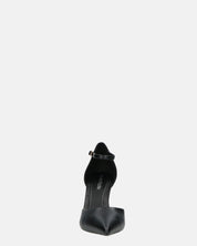 MEENA - decolette nero con cinturino e soletta nera