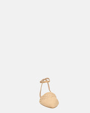 SWAMI - sandali bassi beige con decorazione