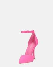 ZINA - decolette con tacco alto e cinturino fucsia