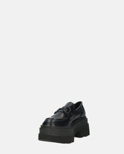 BESSIE - scarpe nere platform con decorazione