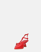 RASHIDA - decolette con tacco basso rosso