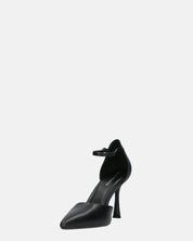 MEENA - decolette nero con cinturino e soletta nera