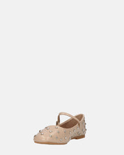 SOFIYA - ballerine beige con cinturino