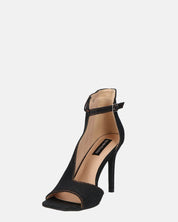 GEMA - scarpe con tacco in denim nero