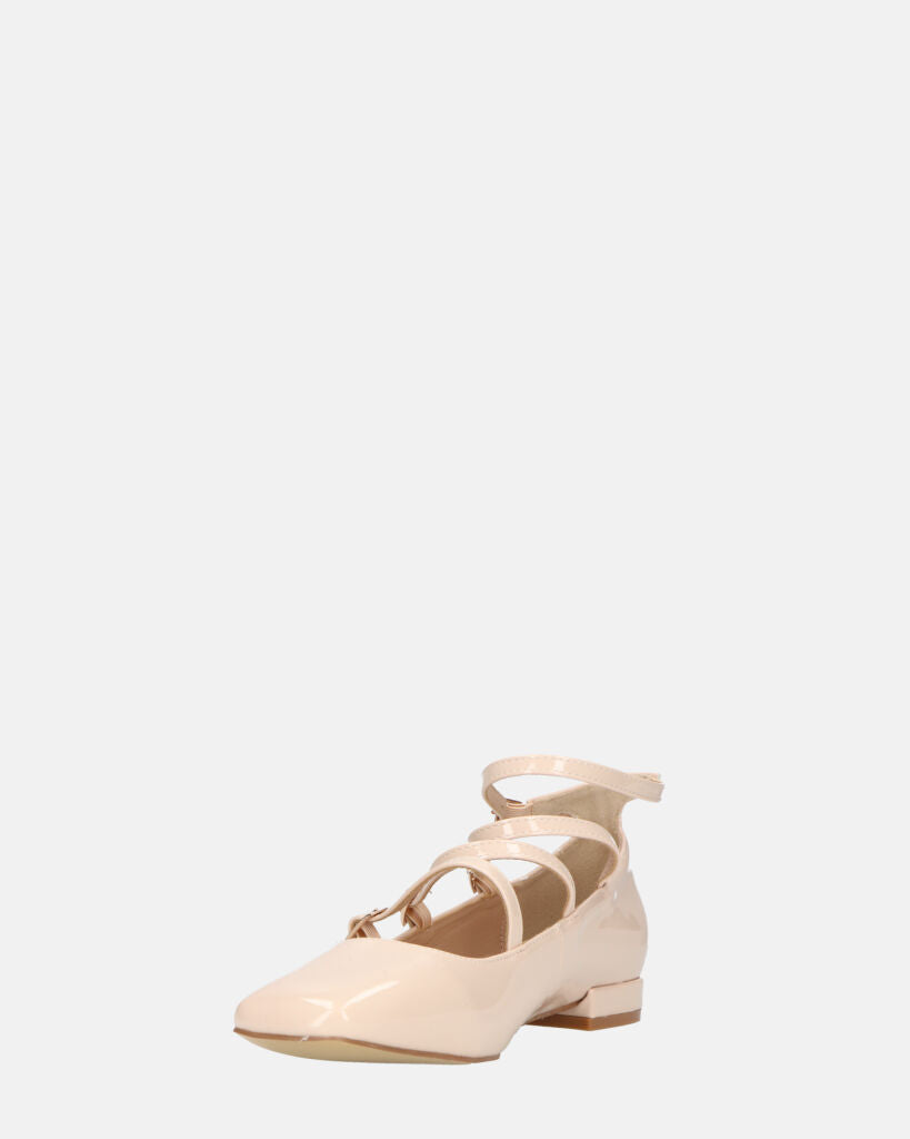 ZAWE - sandali in glassy beige con cinturini