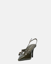 TANISHA - decolette scarpa con tacco verde e cinturini