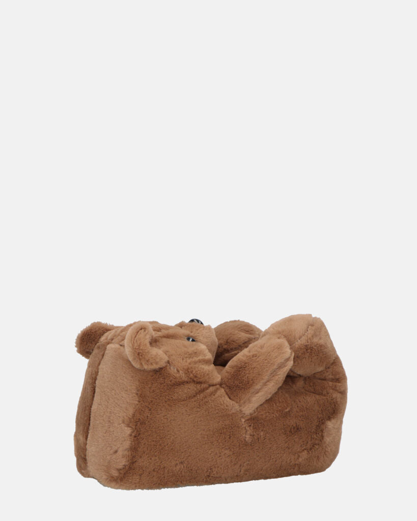 TEDDY - pantofole orsacchiotto marroni