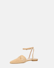 SWAMI - sandali bassi beige con decorazione