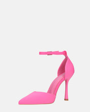 ZINA - decolette con tacco alto e cinturino fucsia