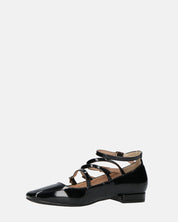 ZAWE - sandali in glassy nero con cinturini