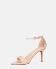 ONA - sandali con tacco a spillo in ecopelle beige con cinturino