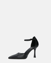 MEENA - decolette nero con cinturino e soletta nera