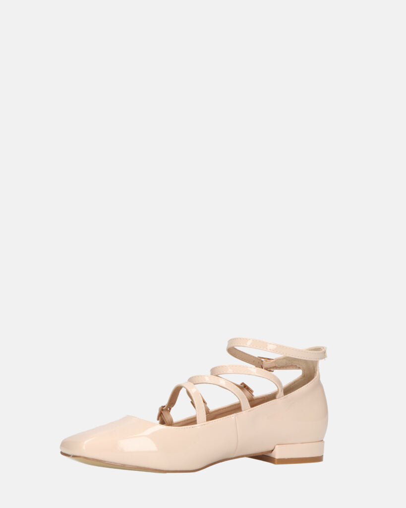 ZAWE - sandali in glassy beige con cinturini
