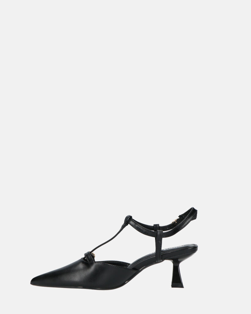 RASHIDA - decolette con tacco basso nero