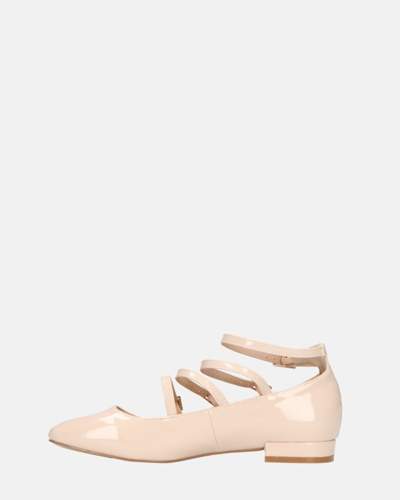 ZAWE - sandali in glassy beige con cinturini