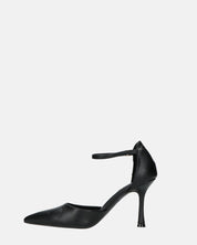 MEENA - decolette nero con cinturino e soletta nera