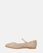 SOFIYA - ballerine beige con cinturino