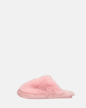 NOARA - pantofole in pelliccia rosa chiuse in punta
