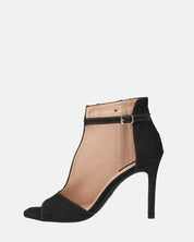 GEMA - scarpe con tacco in denim nero
